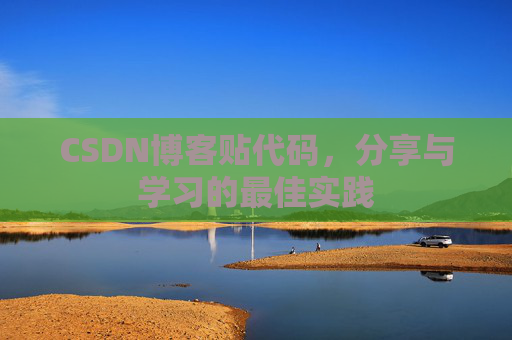 CSDN博客贴代码，分享与学习的最佳实践