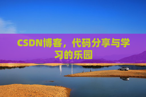 CSDN博客，代码分享与学习的乐园
